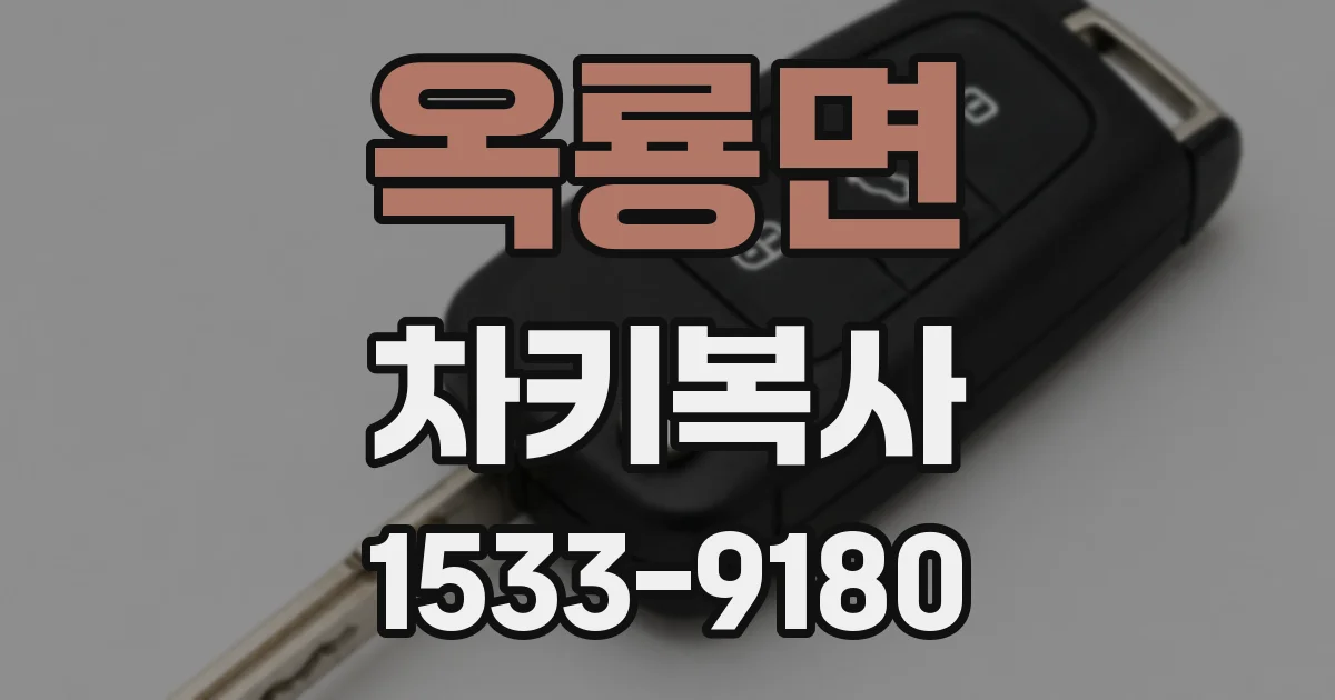 옥룡면 차키복사