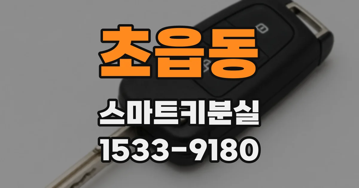초읍동 스마트키분실
