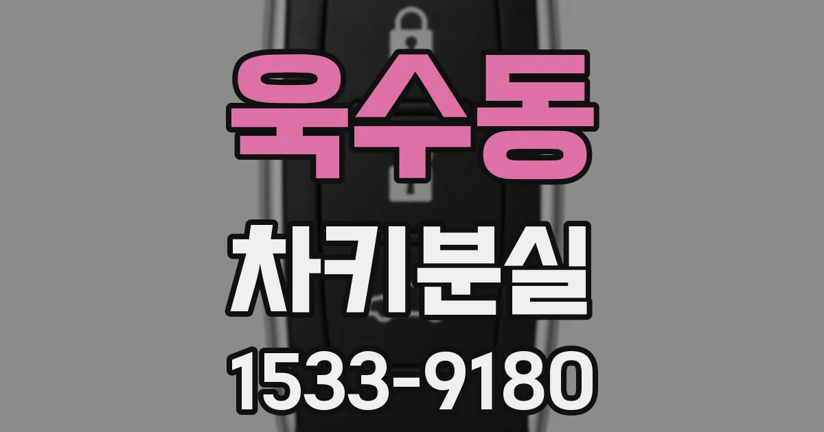 욱수동 차키분실