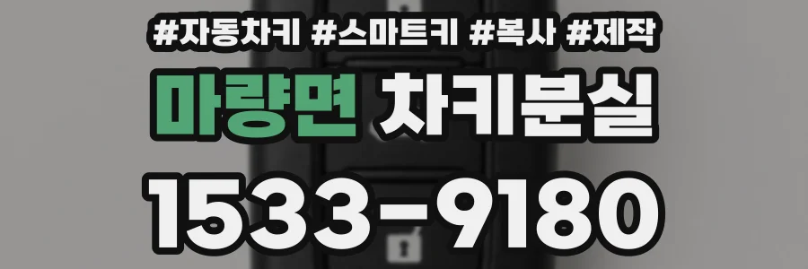 마량면 차키분실