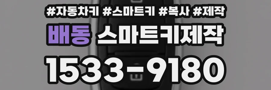 배동 스마트키제작