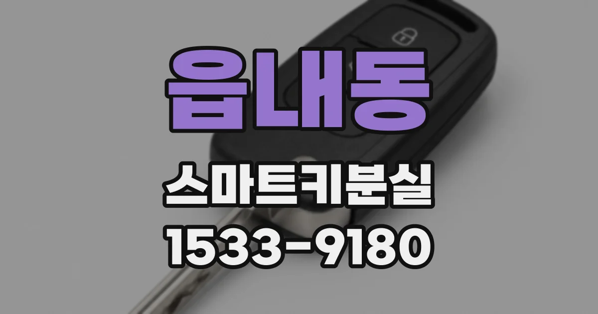 읍내동 스마트키분실