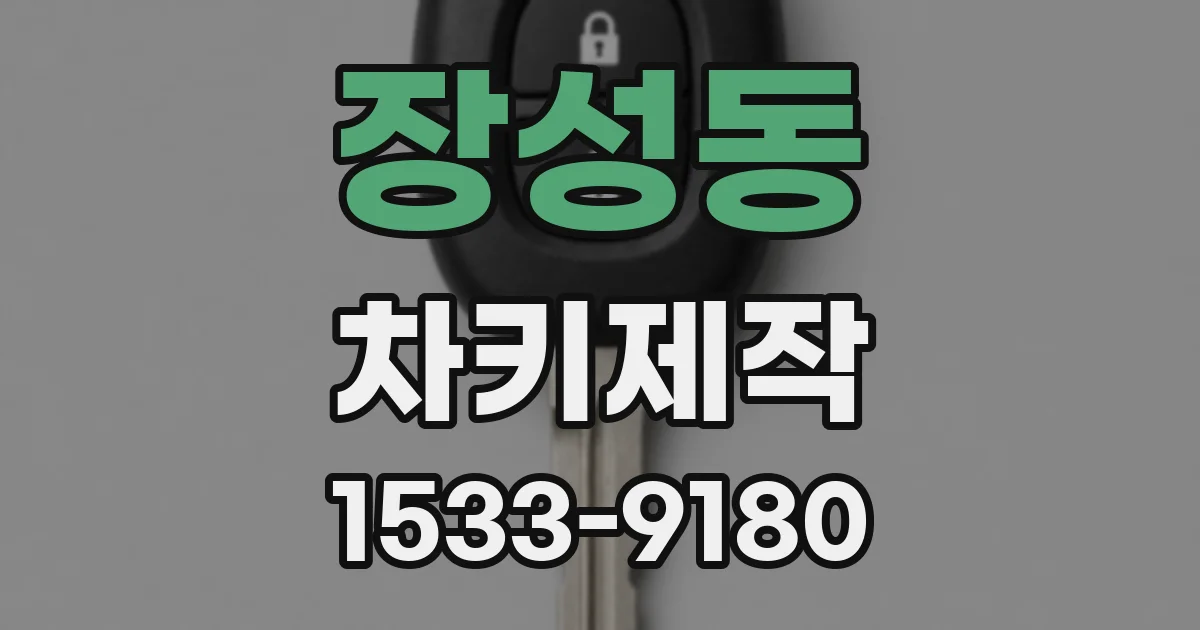 장성동 차키제작