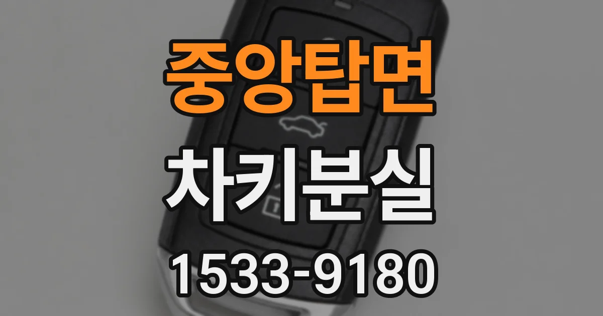 중앙탑면 차키분실