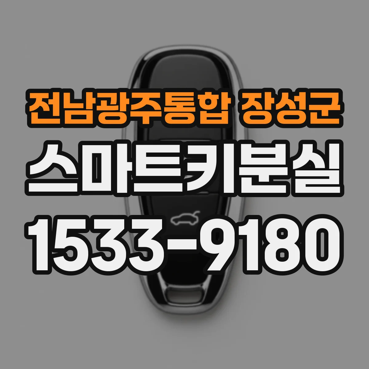 전남광주통합 장성군 스마트키분실