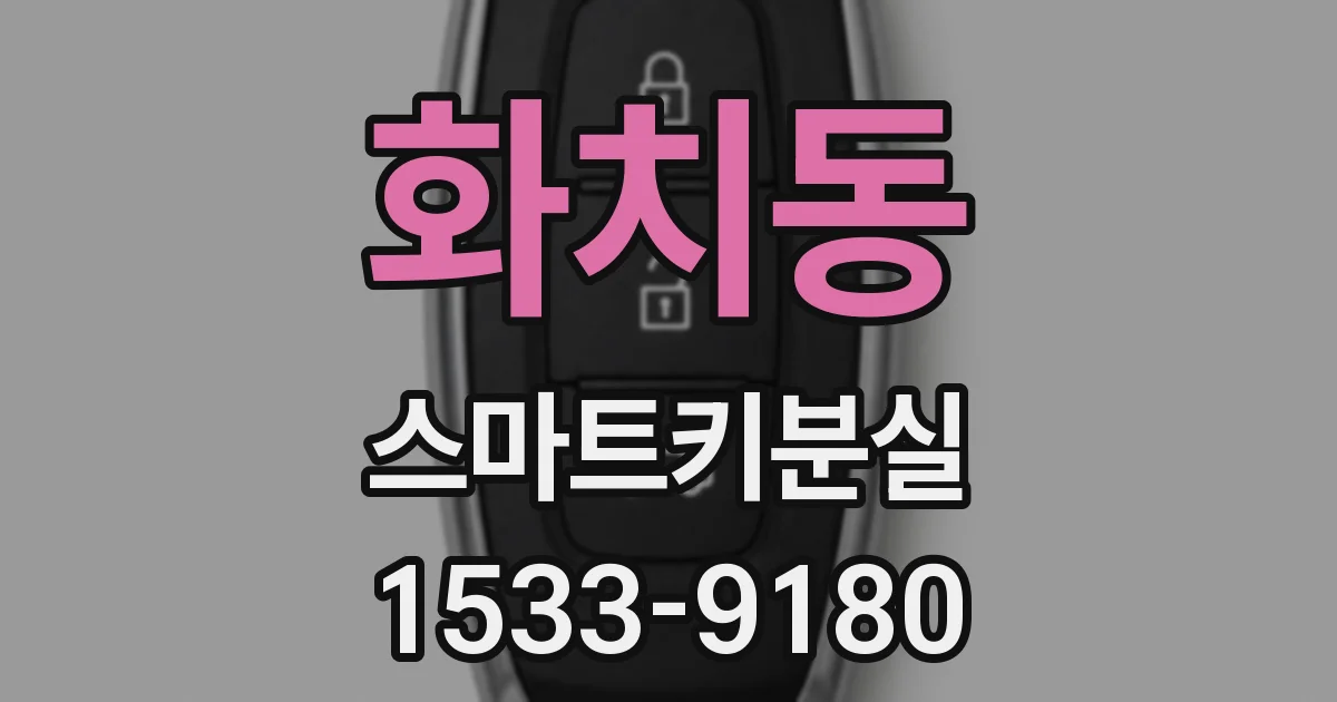 화치동 스마트키분실