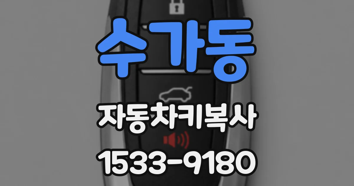 수가동 자동차키복사