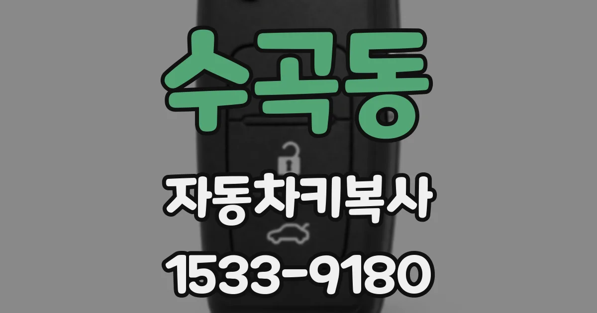 수곡동 자동차키복사