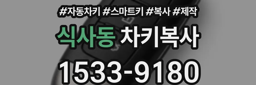 식사동 차키복사