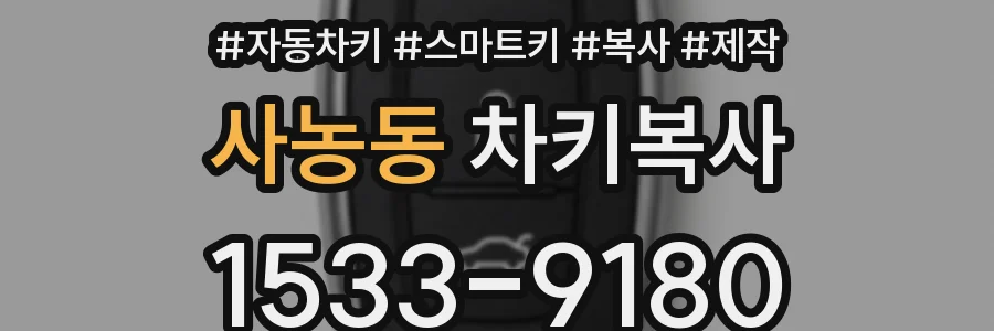 사농동 차키복사
