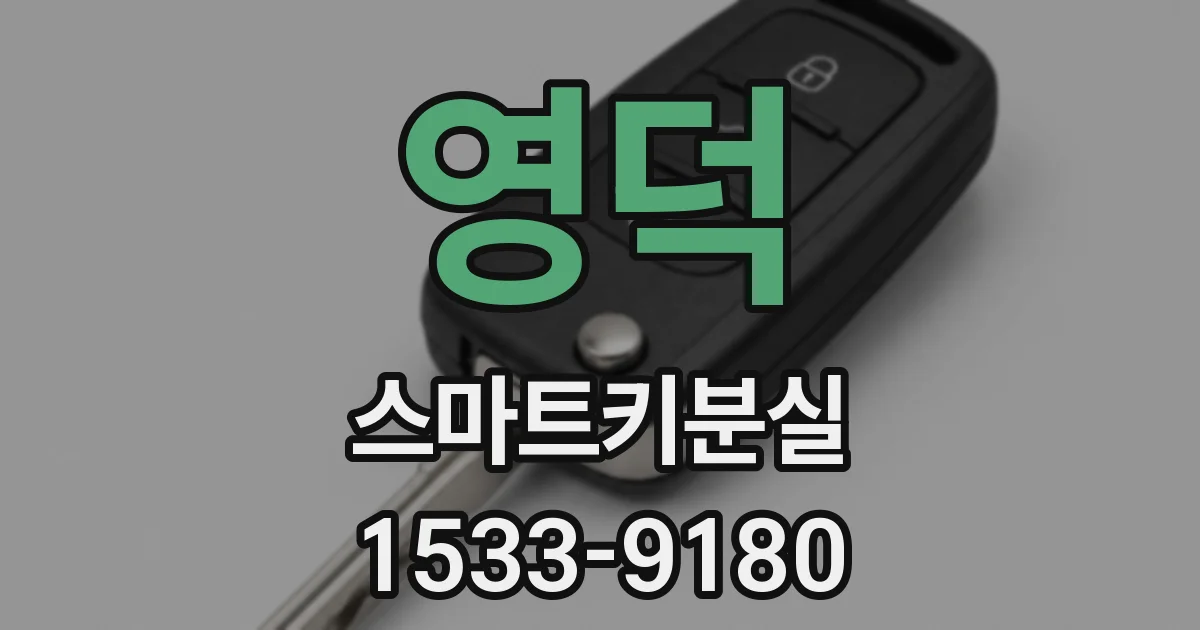 영덕 스마트키분실