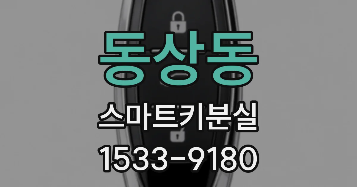 동상동 스마트키분실