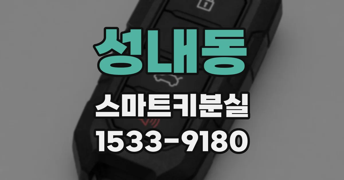 성내동 스마트키분실