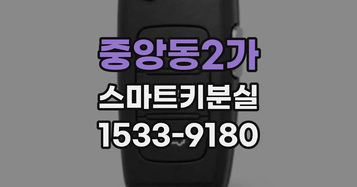 중앙동2가 스마트키분실