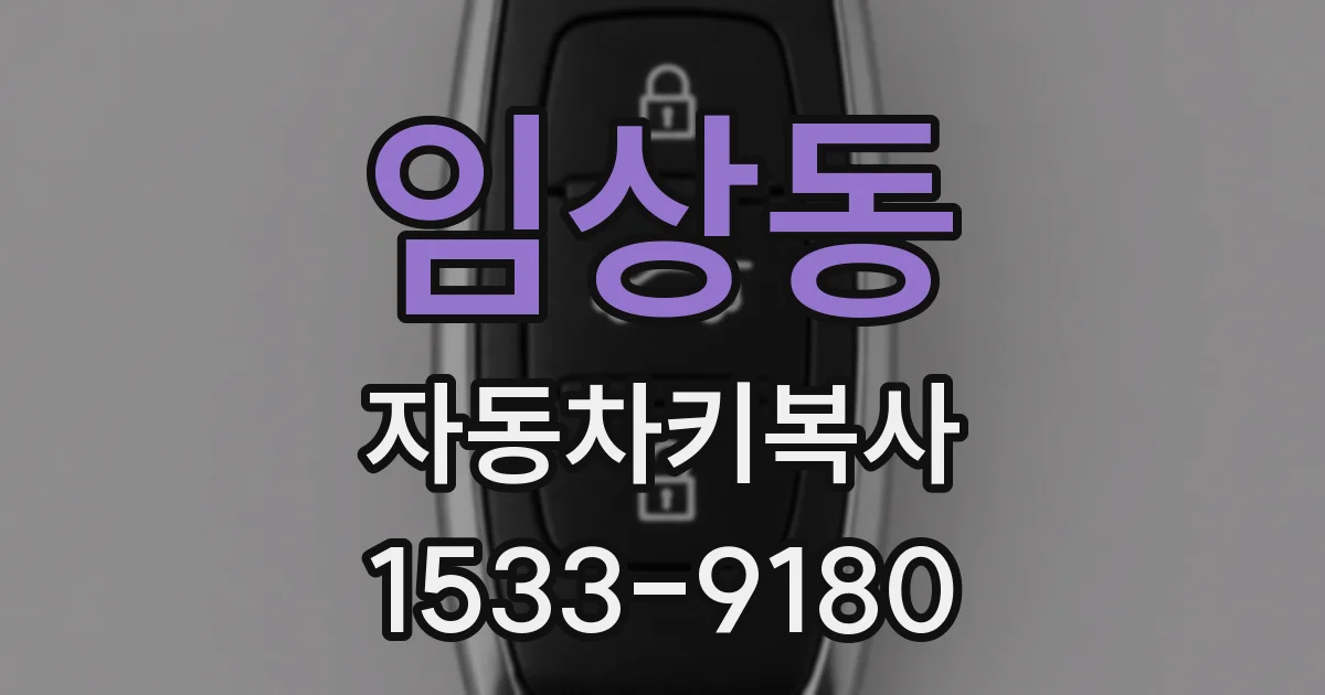 임상동 자동차키복사