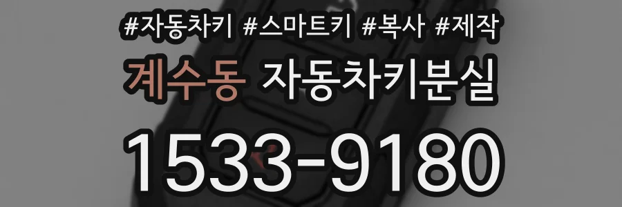 계수동 자동차키분실