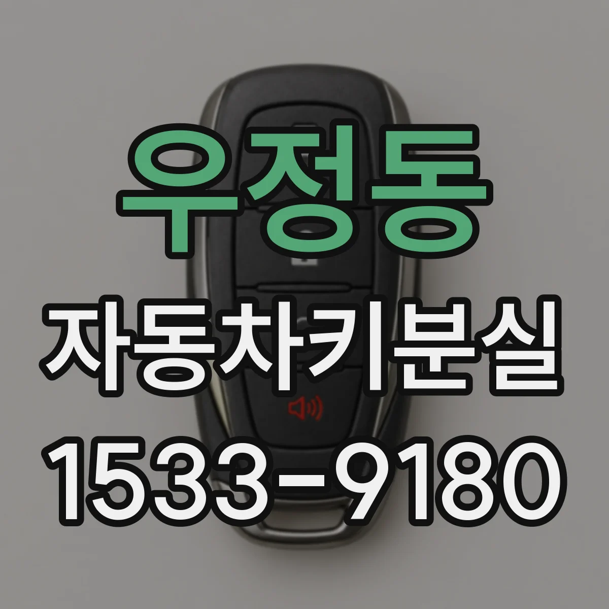 우정동 자동차키분실