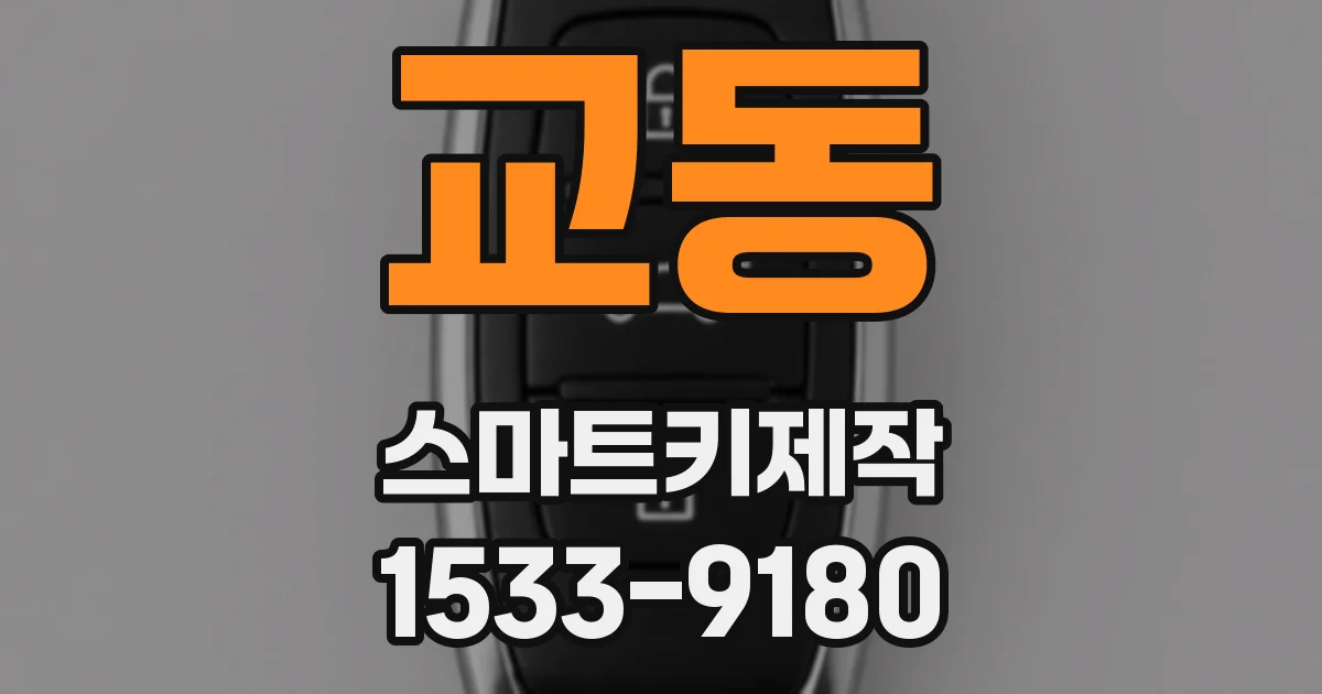 교동 스마트키제작