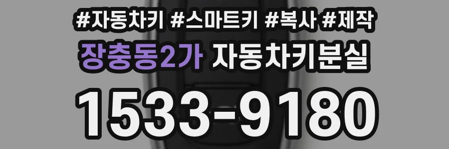 장충동2가 자동차키분실