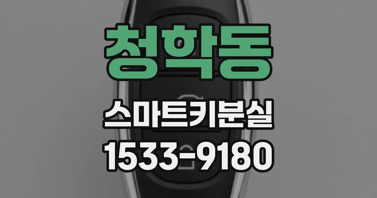 청학동 스마트키분실