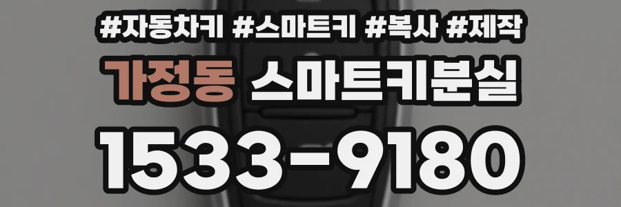 가정동 스마트키분실