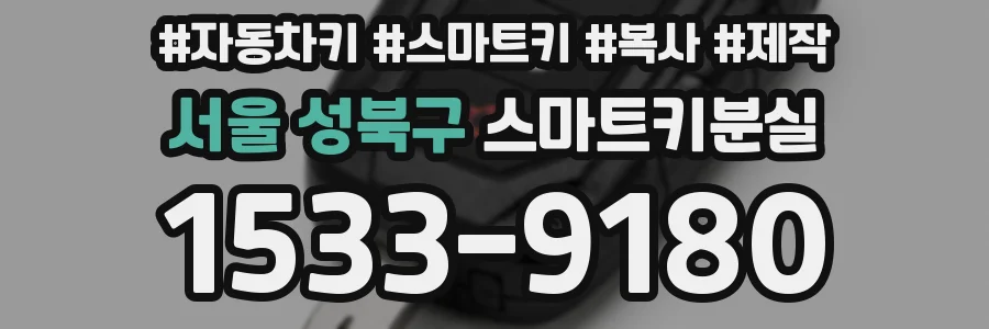 서울 성북구 스마트키분실