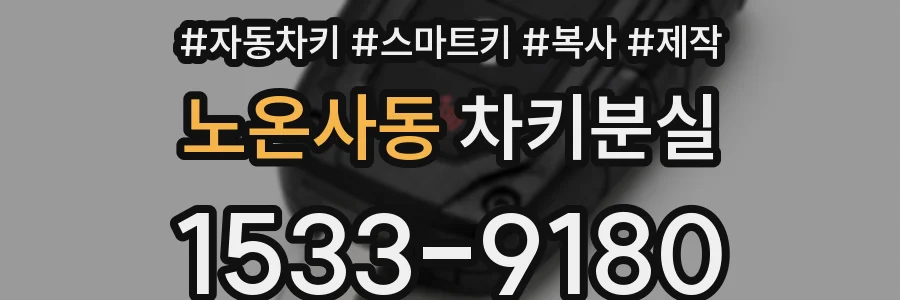 노온사동 차키분실