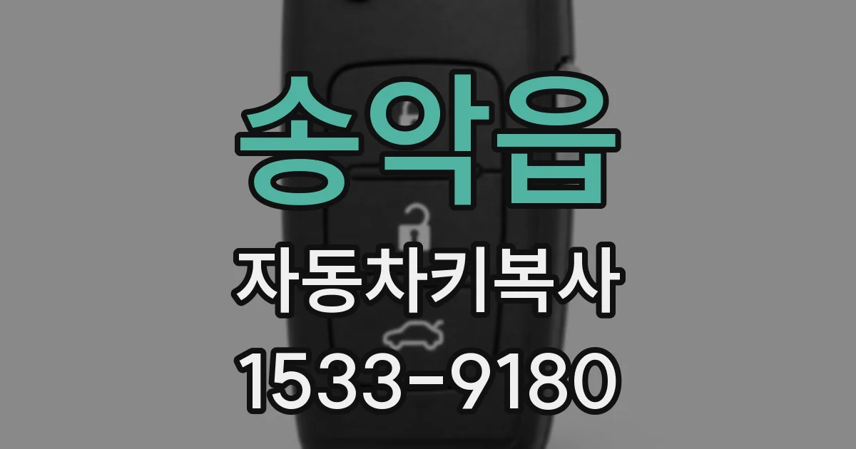 송악읍 자동차키복사