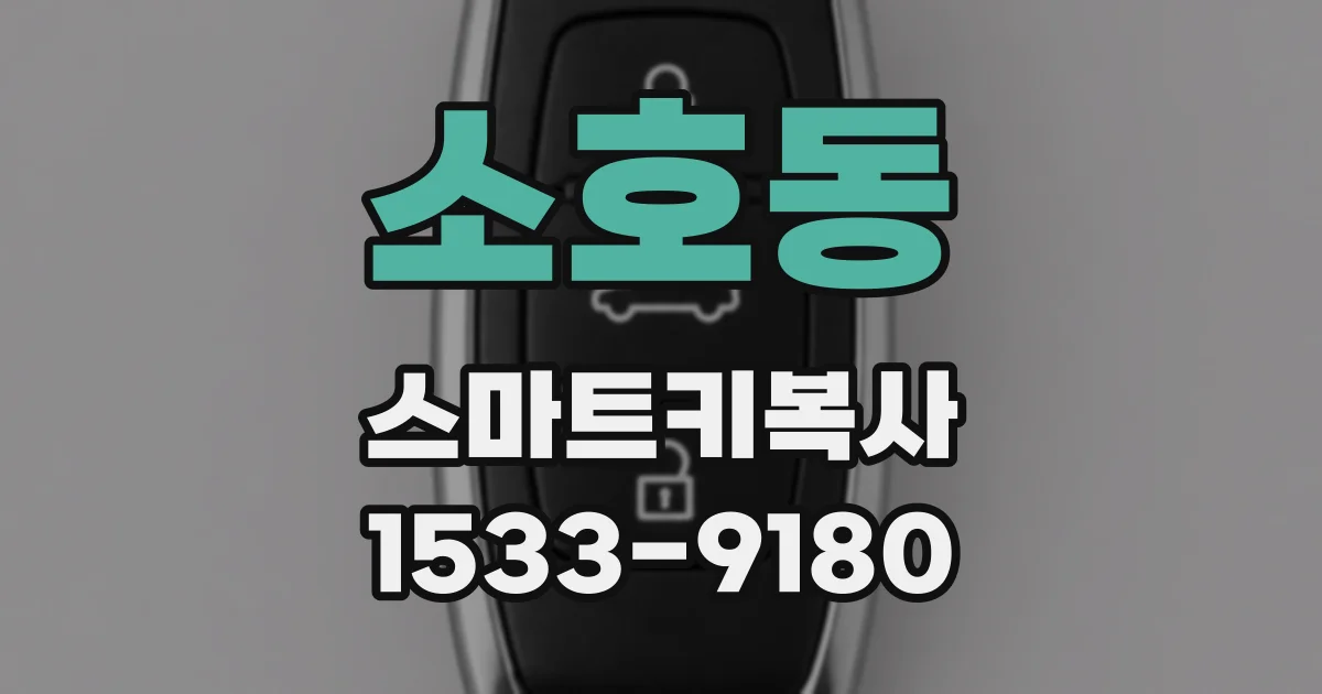 소호동 스마트키복사
