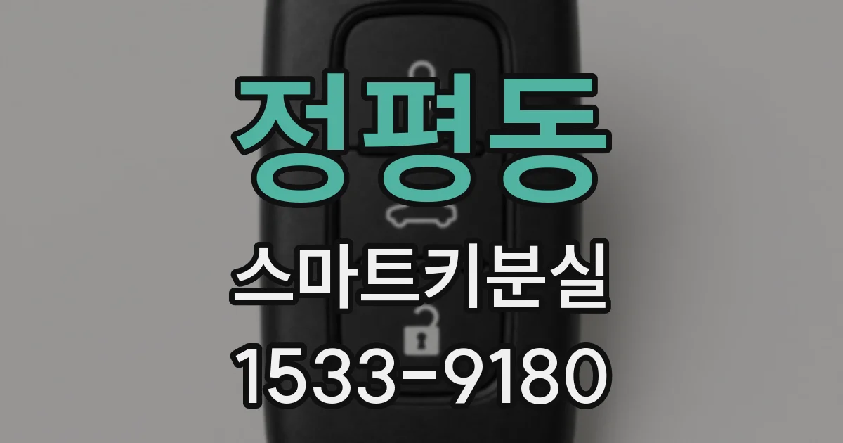 정평동 스마트키분실