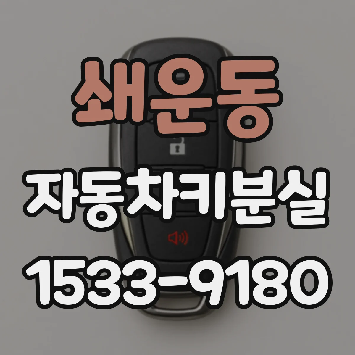 쇄운동 자동차키분실