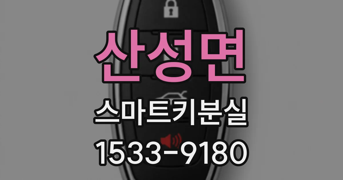 산성면 스마트키분실