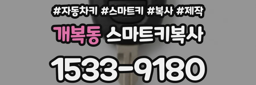 개복동 스마트키복사