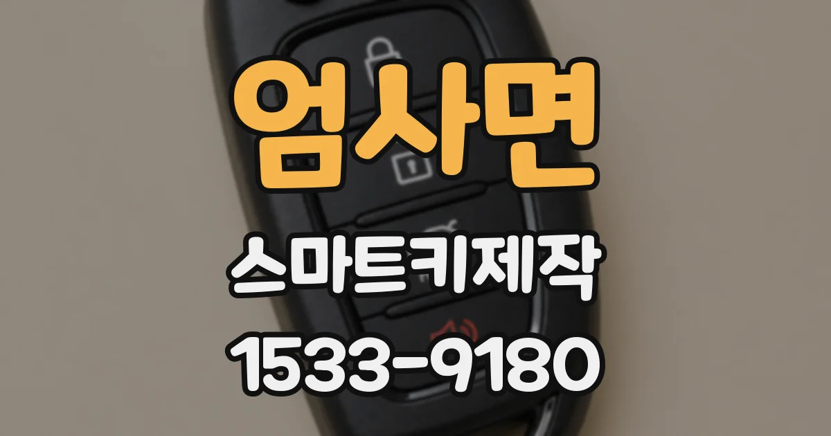 엄사면 스마트키제작