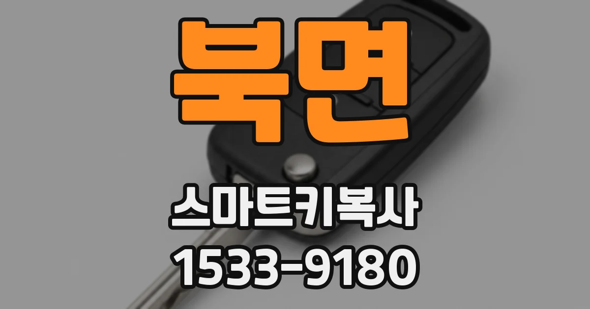 북면 스마트키복사