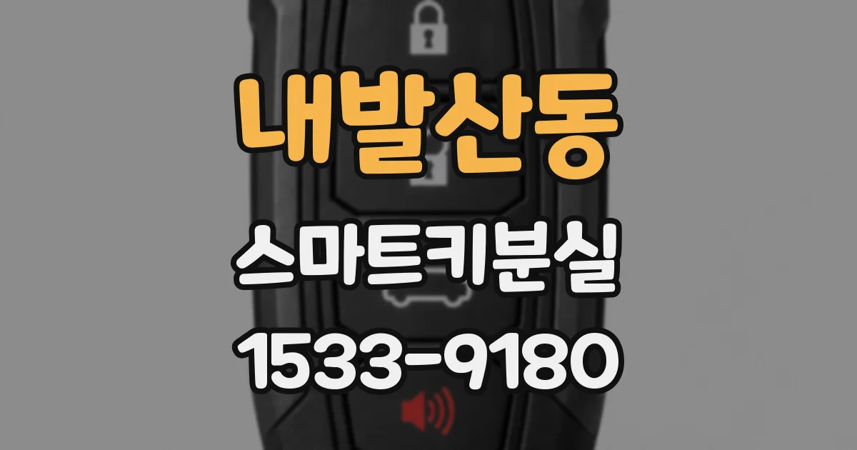 내발산동 스마트키분실