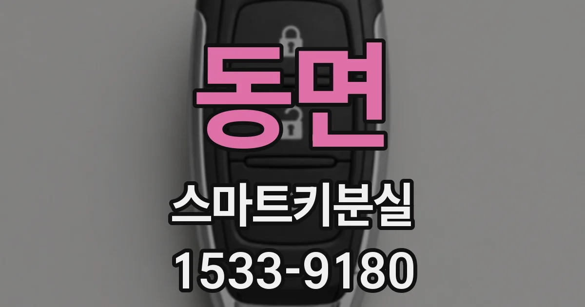 동면 스마트키분실