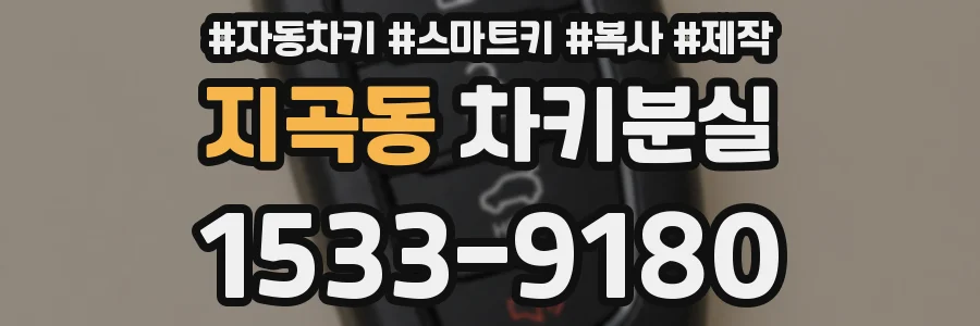 지곡동 차키분실