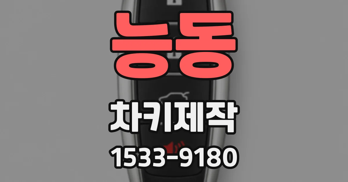 능동 차키제작