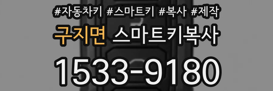 구지면 스마트키복사