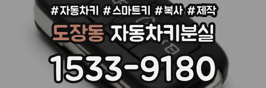 도장동 자동차키분실