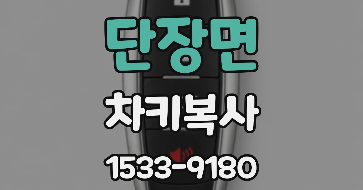 단장면 차키복사