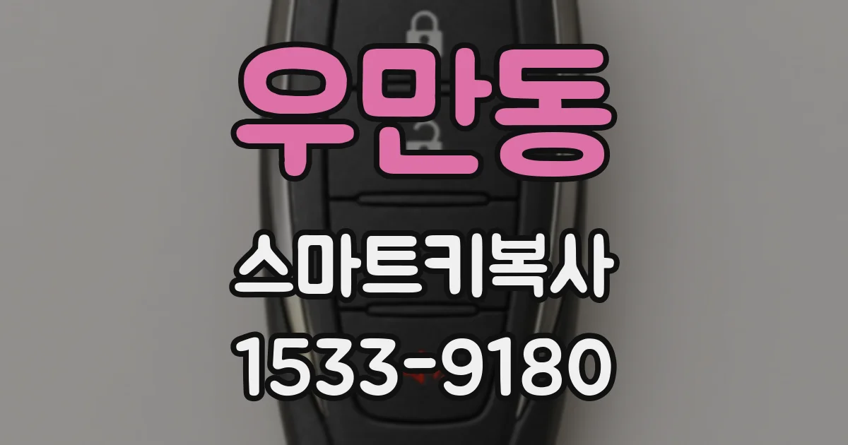 우만동 스마트키복사