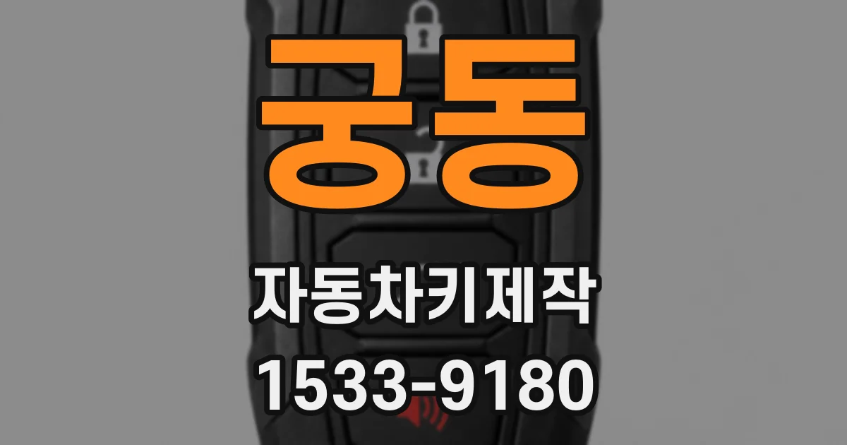 궁동 자동차키제작