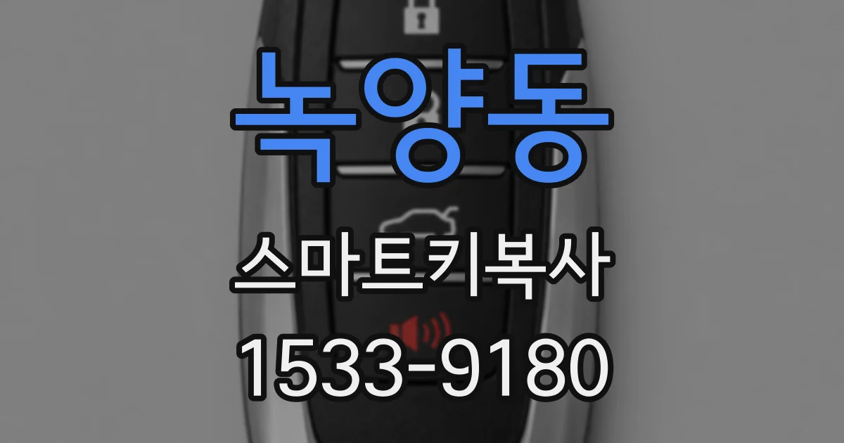 녹양동 스마트키복사