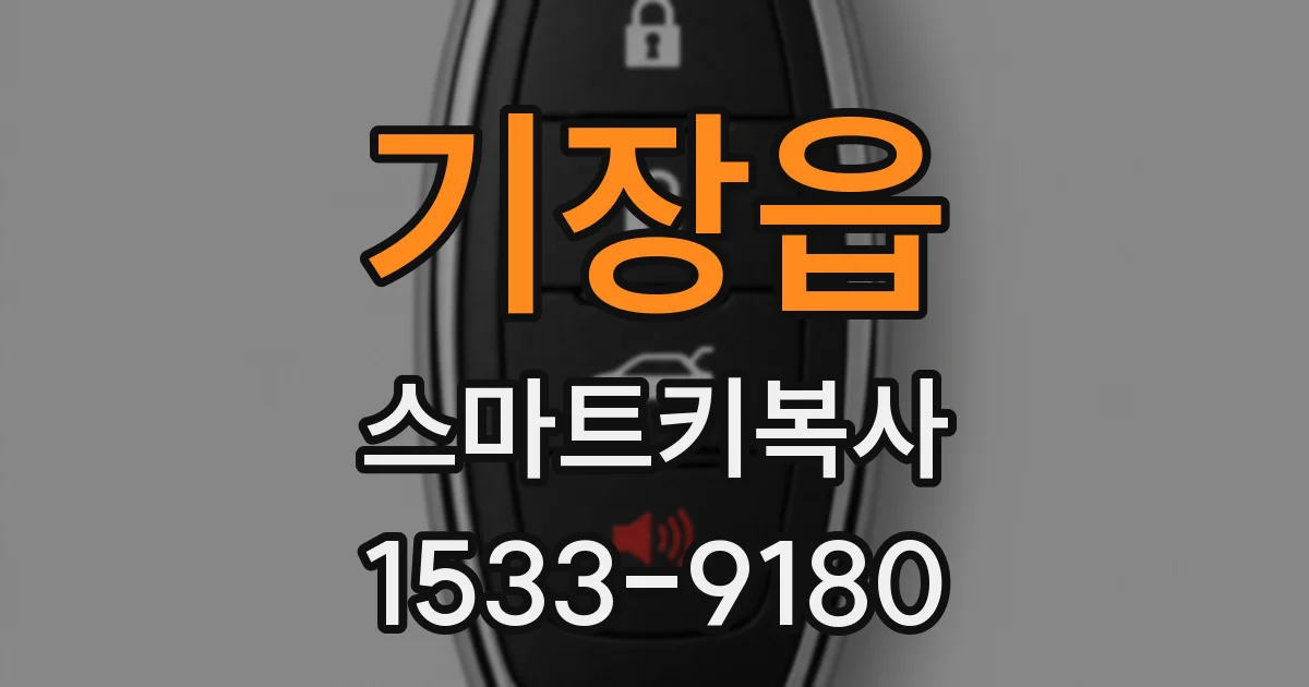 기장읍 스마트키복사