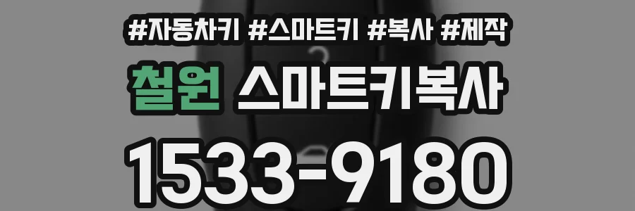 철원 스마트키복사