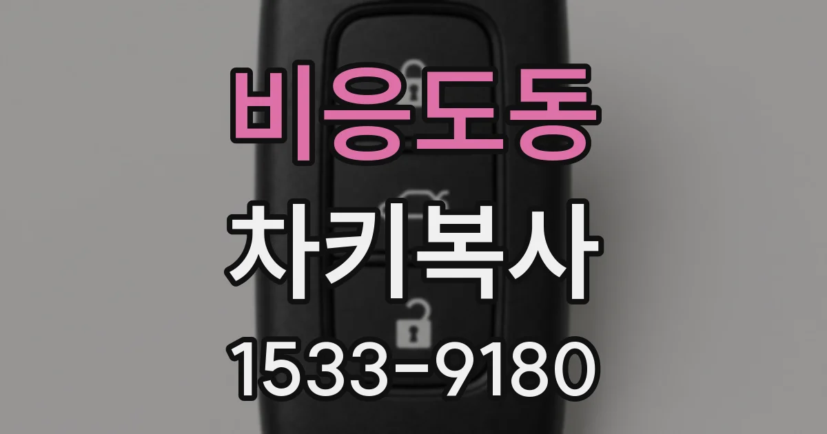 비응도동 차키복사