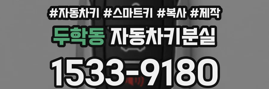 두학동 자동차키분실
