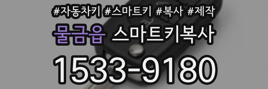 물금읍 스마트키복사